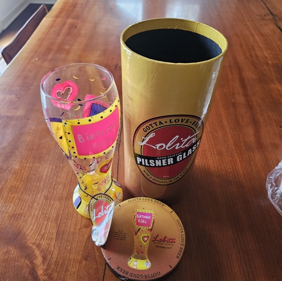 Lolita Birthday Girl Pilsner Glass - Picture 1 of 4